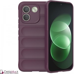 Magic Shield guminis dėklas - bordo spalvos (Xiaomi Redmi Note 17 Pro Max)